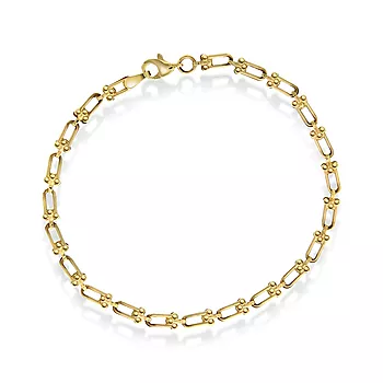 Pan Jewelry, Armbånd i 585 gult gull 19 cm