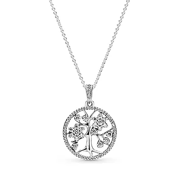 Pandora, Smykke i 925 sølv med familietre