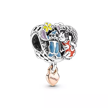Pandora, Charms i 925 sølv med Disney Pixar`s Lilo & Stitch