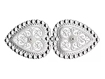 Sylvsmidja, Beltespenne i 830 hvitt sølv til skinnlist