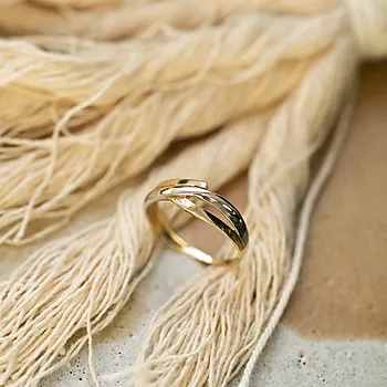 Bilde nummer 4 av Pan Jewelry, Ring i 585 hvitt og gult gull
