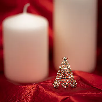 Bilde nummer 3 av Pan Jewelry, Brosje med juletre