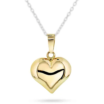 Bilde nummer 2 av Pan Jewelry, Anheng i 585 gult gull med hjerte