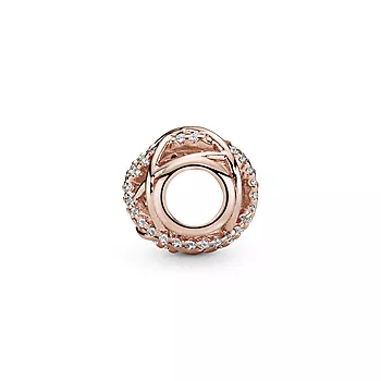 Bilde nummer 3 av Pandora, Charms i rosèforgylt 925 sølv med zirkoner