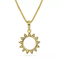Pan Jewelry, Smykke i forgylt sølv med sol og zirkonia