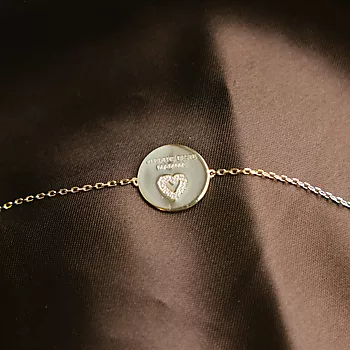 Bilde nummer 3 av Pan Jewelry, "Verdens beste mamma" armbånd i forgylt 925 sølv med zirkonia