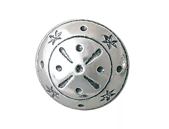 Sylvsmidja, Knapp Troms linning 19 mm i 830 oksidert sølv