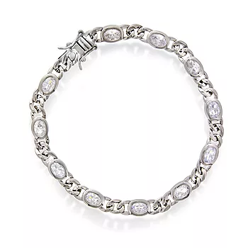 Pan Jewelry, Armbånd i sølv med zirkonia