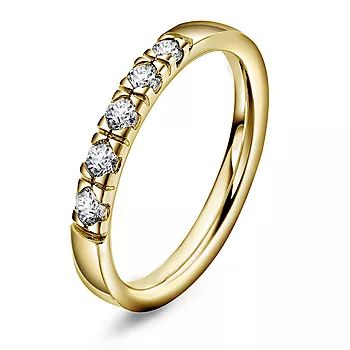 Pan Jewelry, Lady alliansering i 585 gull med diamanter 0,25 ct