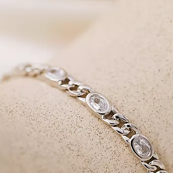 Bilde nummer 3 av Pan Jewelry, Armbånd i sølv med zirkonia