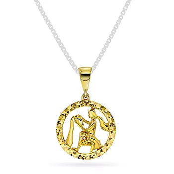 Pan Jewelry, Anheng i 585 gult gull horoskop Vannmannen