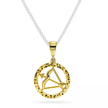 Pan Jewelry, Anheng i 585 gult gull horoskop Skytten