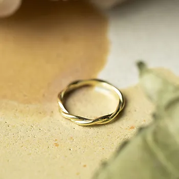 Bilde nummer 4 av Pan Jewelry Drops, Ring i 585 gult gull
