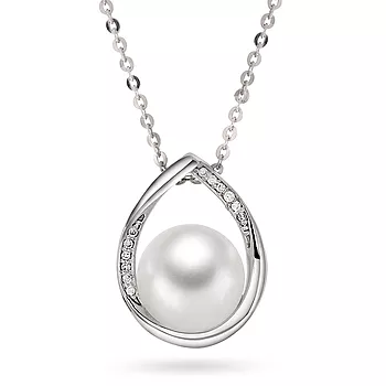 Pan Jewelry, Smykke i sølv med ferksvannsperle og zirkonia