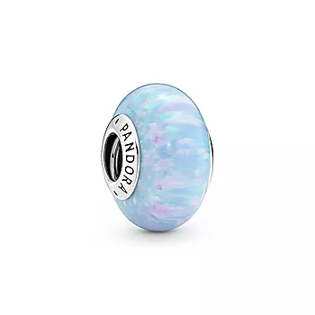 Bilde nummer 2 av Pandora, Charms i 925 sølv med havblå opal