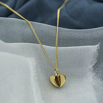 Bilde nummer 2 av Pan Jewelry, Smykke i forgylt 925 sølv med hjerte