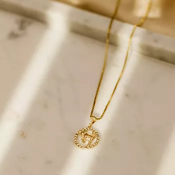 Bilde nummer 2 av Pan Jewelry, Anheng i 585 gult gull horoskop Tyren