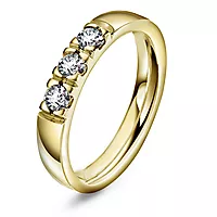 Pan Jewelry, Lady alliansering i 585 gult gull med diamanter 0,75 ct