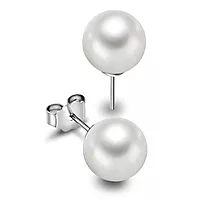 Pan Jewelry, Øredobber i sølv med perle
