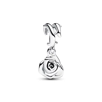 Pandora Moments, Charm i 925 sølv med rose