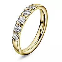 Pan Jewelry, Lady alliansering i 585 gult gull med diamant 0,75 ct
