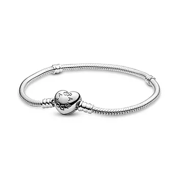 Pandora, Moments 925 sølvarmbånd med hjertelås