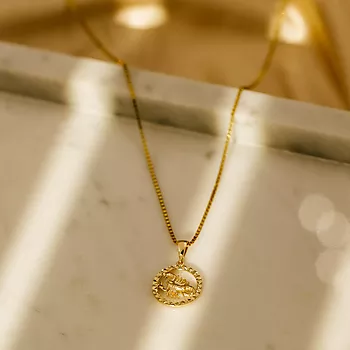 Bilde nummer 2 av Pan Jewelry, Anheng i 585 gult gull horoskap Skorpionen
