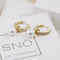 Bilde nummer 2 av Snö of Sweden Judy, Smykkesett med smykke og øredobber i forgylt messing