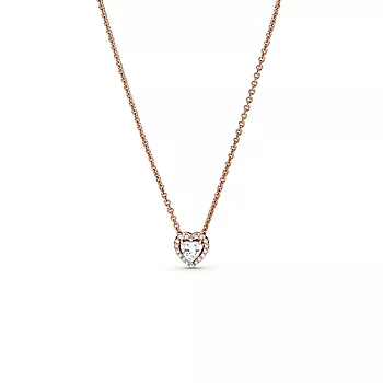 Pandora, Smykke i rosèforgylt 925 sølv med hjerte