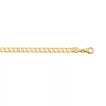 Panser armbånd i 585 gult gull, 19 cm