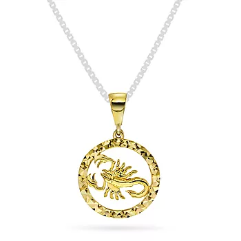 Pan Jewelry, Anheng i 585 gult gull horoskap Skorpionen