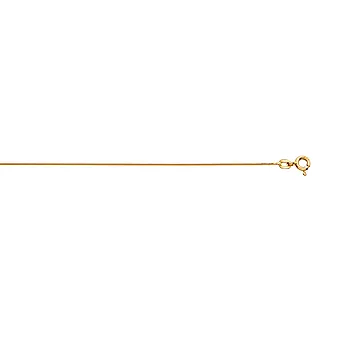 Pan Jewelry, Slange kjede i gull 0,6 mm 42 cm