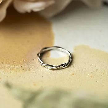 Bilde nummer 4 av Pan Jewelry Drops, Ring i 585 hvitt gull