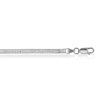 Slange kjede i 925 sølv 3,4 mm, 45 cm