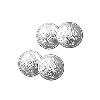 Sylvsmidja, Mansjettknapper Nordland i 830 hvitt sølv