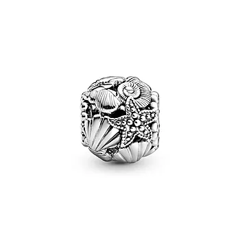 Pandora, Charms i 925 sølv med skjell, sjøstjerner og hjerter