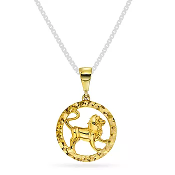 Pan Jewelry, Anheng i 585 gult gull horoskop Løven