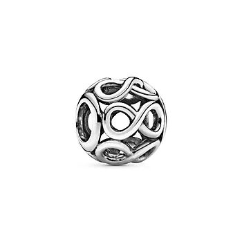Bilde nummer 3 av Pandora, Charms i 925 sølv med evighetssymbol