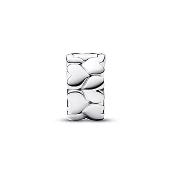 Bilde nummer 2 av Pandora Moments, Charm i 925 sølv med hjertemønster