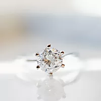 Bilde nummer 4 av Olivia, Ring i 585 hvitt gull med diamant 2,00 ct TWSI