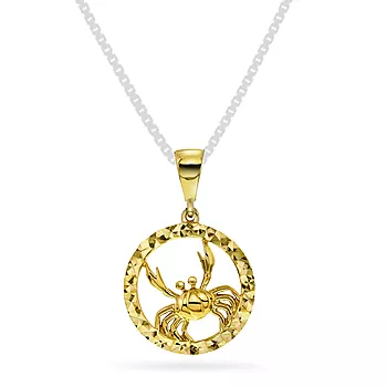 Pan Jewelry, Anheng i 585 gult gull horoskop Krepsen
