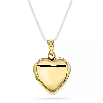 Pan Jewelry, Medaljong i 585 gult gull med hjerte