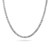 Pan Jewelry, Kjede i 925 rhodinert sølv, 50 cm