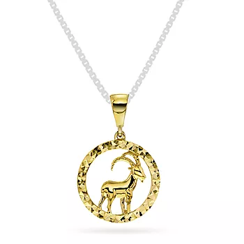 Pan Jewelry, Anheng i 585 gult gull horoskop Steinbukken