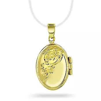 Pan Jewelry, Medaljong i 585 gult gull