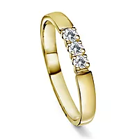 Pan Jewelry, Angelica alliansering i 585 gult gull med diamanter 0,45 ct WSI