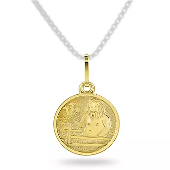 Pan Jewelry, Anheng i 585 gult gull med vannmannen