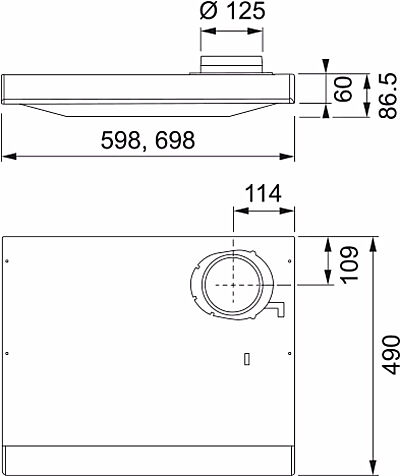 FRANKE SPIRIT 1200B M/MOTOR HVIT 60 CM