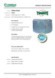 Trademate Rope Telstra Blue/Yellow 6mm x 400m