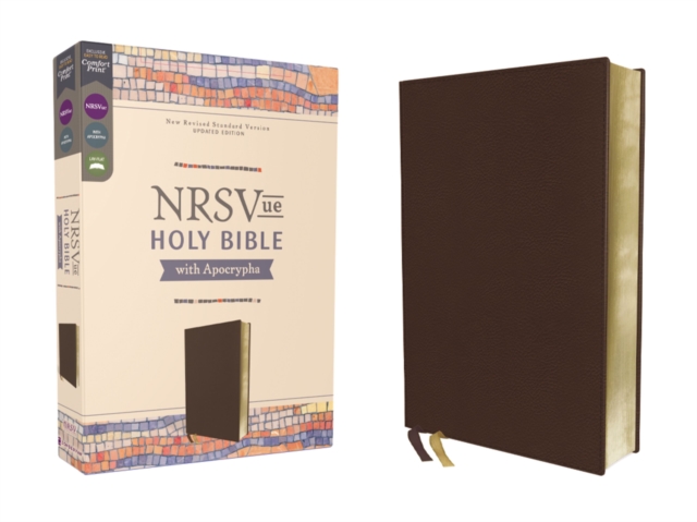 NRSVue, Holy Bible With Apocrypha, Leathersoft, Brown, Comfort Print ...